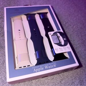 Nanette Lepore Silicone Easy Snap Band For Apple Watch